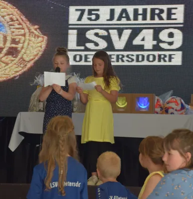 Festveranstaltung 75 Jahre LSV 49 Oettersdorf