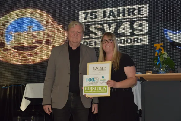 Festveranstaltung 75 Jahre LSV 49 Oettersdorf