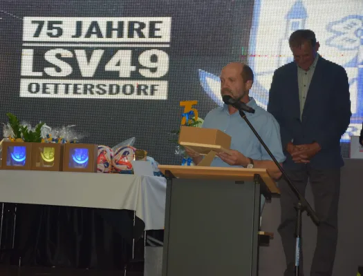 Festveranstaltung 75 Jahre LSV 49 Oettersdorf